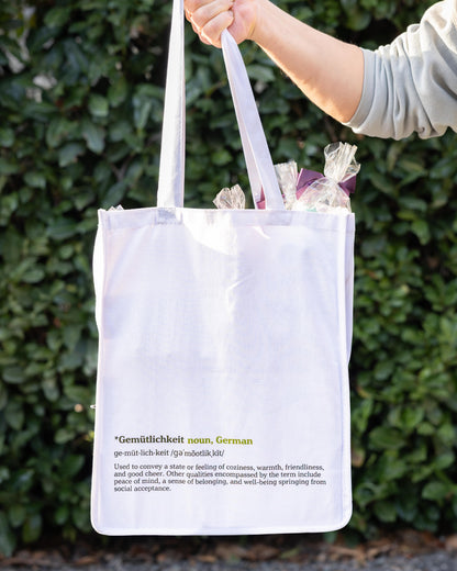 Gemütlichkeit Tote Bag