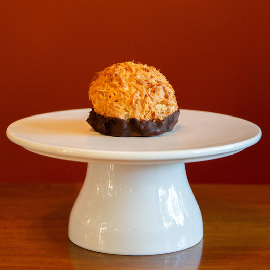 Chocolate-Dipped Coconut Macaroon