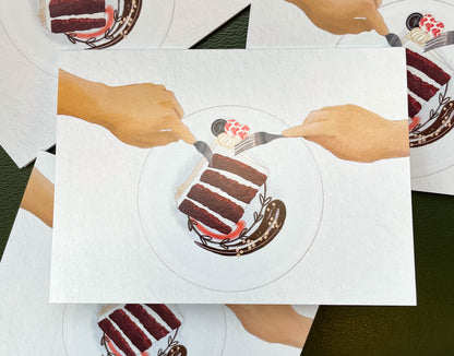 "I'll Always Share My Cake with You" Card